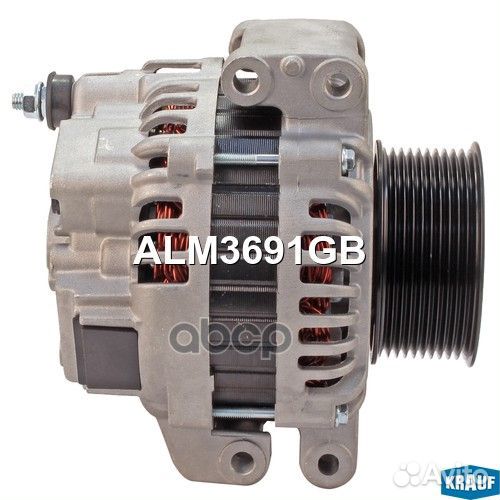 Генератор cо шкивом 8 ручьев ALM3691GB Krauf