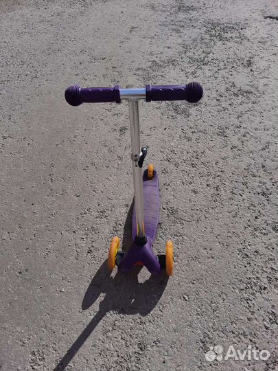 Самокат детский трехколесный бу