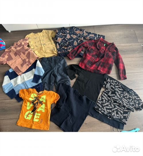 Вещи пакетом на мальчика рост 110