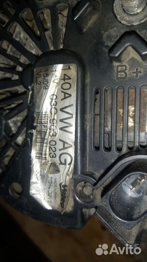 Генератор на volkswagen passat b6