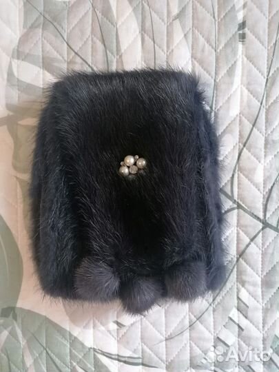Шапка норковая женская