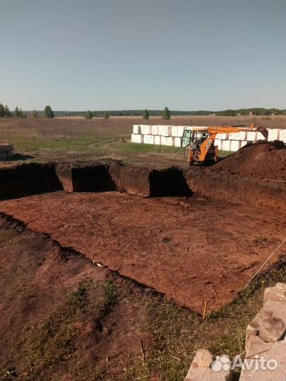 Услуги Экскаватора-погрузчика JCB+ямобур