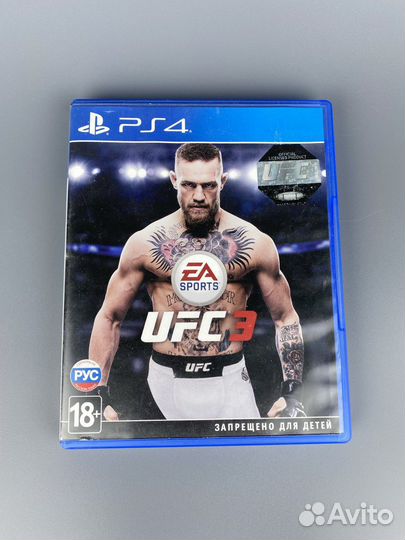 UFC 3 ps4 диск