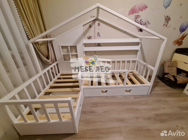 Угловая детская кровать