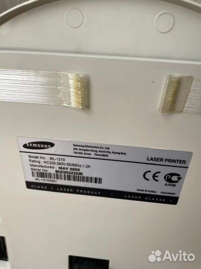 Принтер Samsung ML 1210