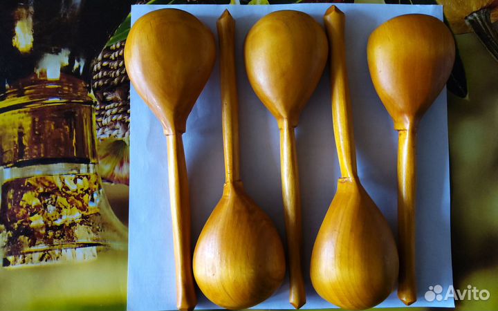 Ваза хохлома,б\у ссср,ложка новая,туесок береста