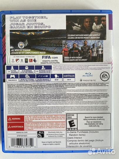 Диск ps4 FIFA 21 (английский)