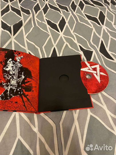 Буклет с cd диском группы алиса с автографом