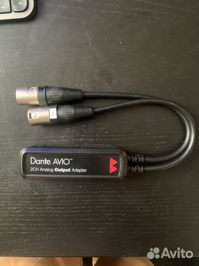 Аудио передатчик Dante avio Analog Output 2 канала