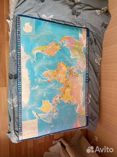 Карта мира на стену