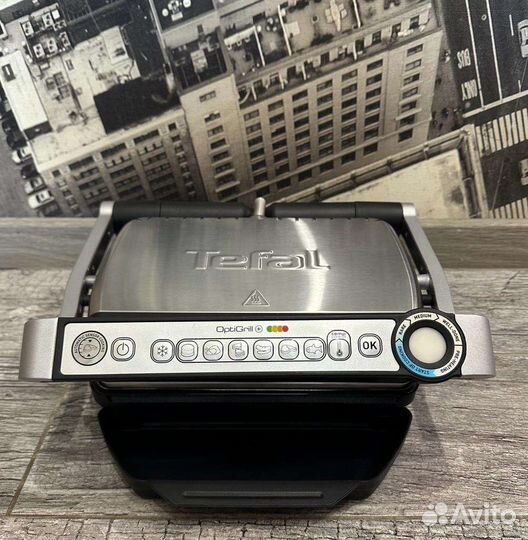 Гриль Tefal OptiGrill+ GC712D12
