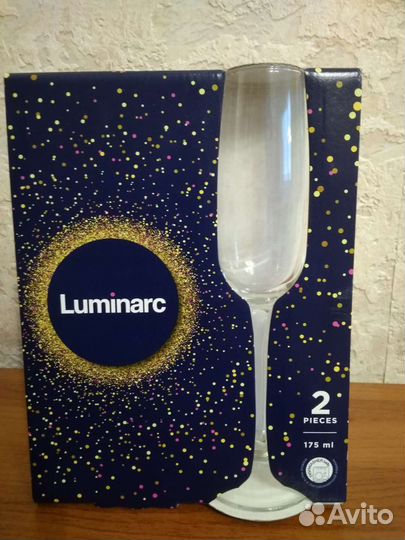 Бокалы Luminarc для шампанского 2шт.,175 мл