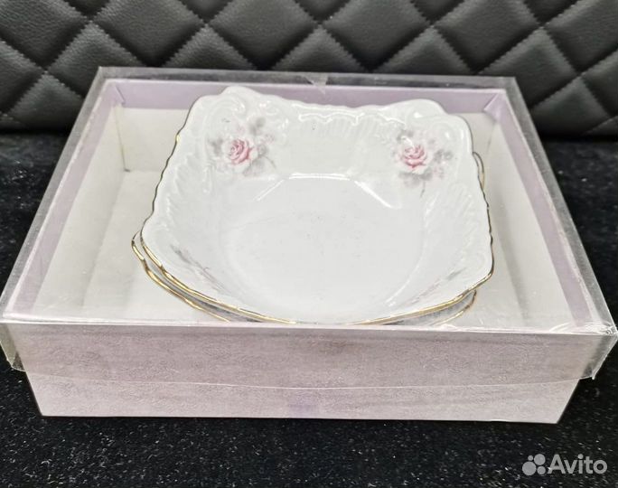 Набор 2-х фарфоровых салатников 12 см Польша