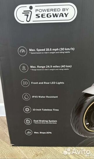 Электросамокат Ninebot MAX G30LP (новый)