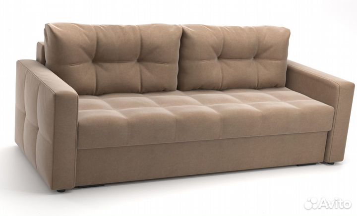 Диван прямой Еврокнижка со спальным местом