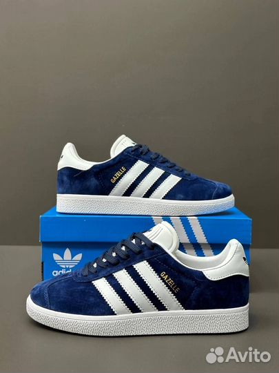 Кроссовки Adidas Gazelle синие 8