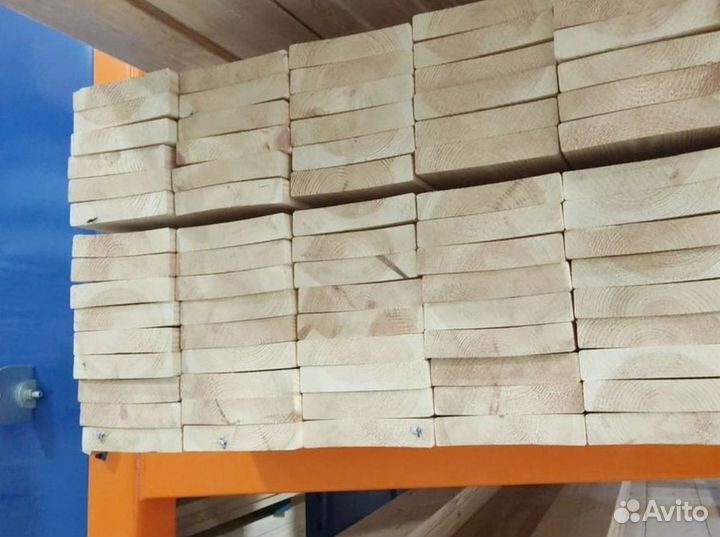 Доска строганая 45*195*3000 мм сорт C скругление