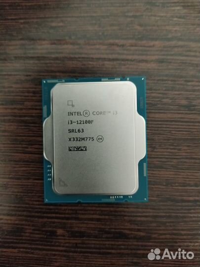Intel Core i3 12100F + Gigabyte h610m