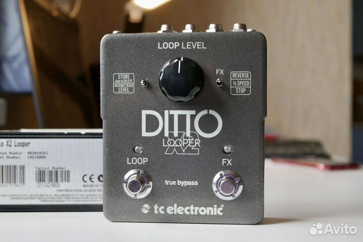 Tc electronic ditto looper x2 лупер