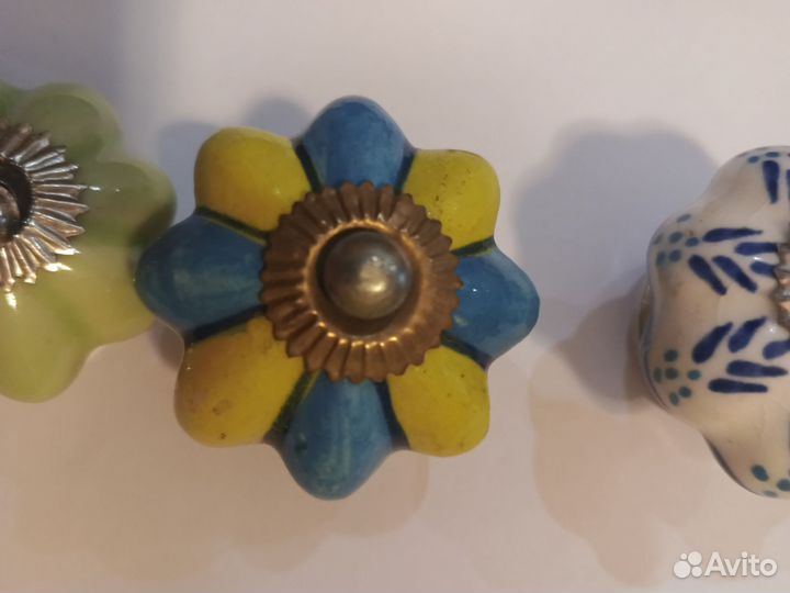Мебельные ручки керамика винтаж Германия