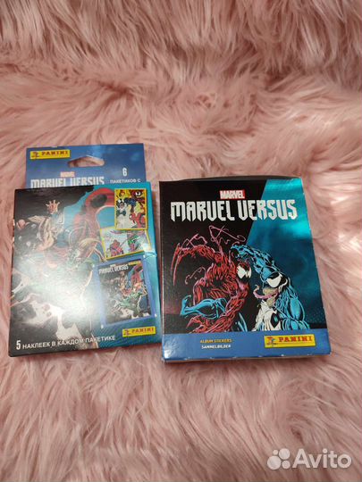 Наклейки Marvel Versus Panini