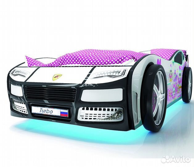 Детская кровать-машина