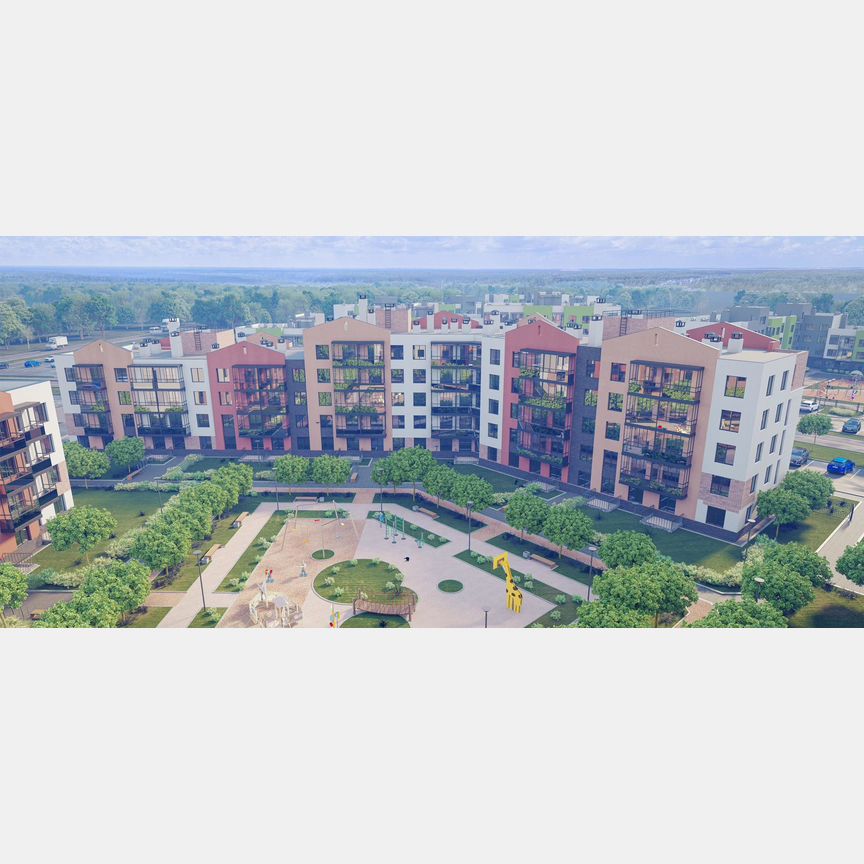 2-к. квартира, 64,6 м², 4/5 эт.
