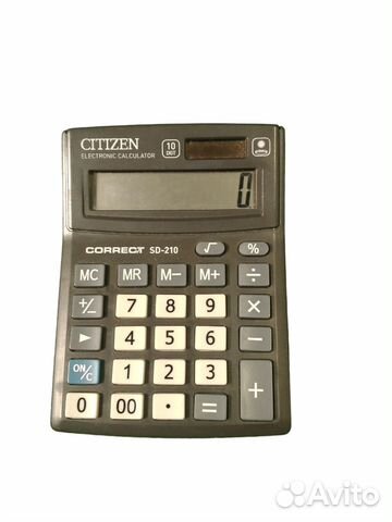 Калькулятор Citizen SD-210