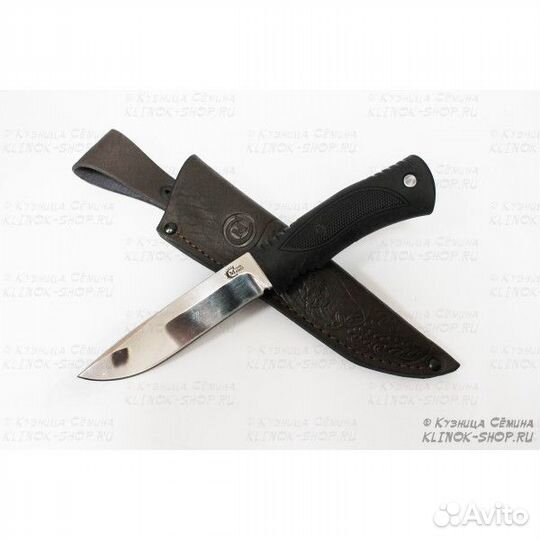 Нож Ястреб ст.65х13 рукоять Elastron