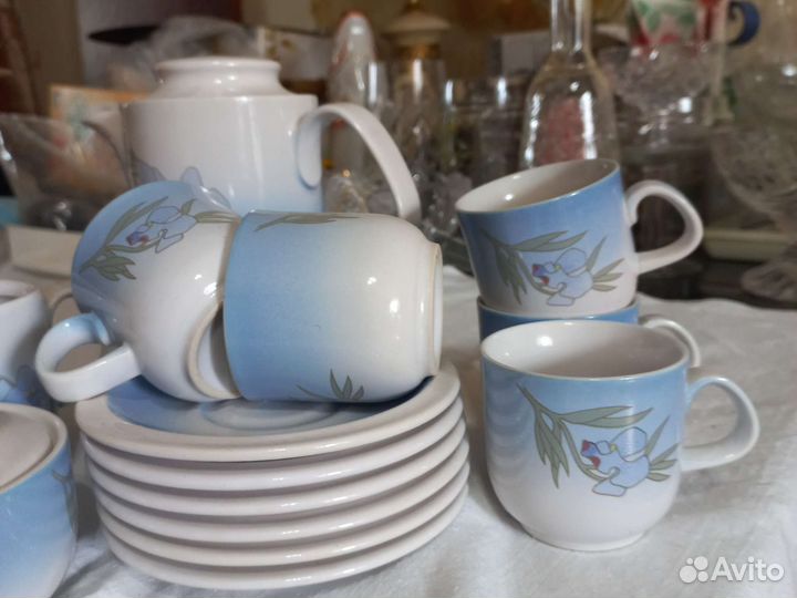 Сервиз кофейный гдр 15 предметов