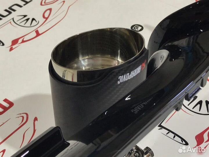 Диффузор BMW 4 F32 Глянцевый 1x1 + Матовый карбон