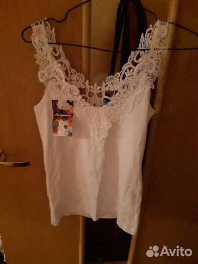 Майка летняя кружевная