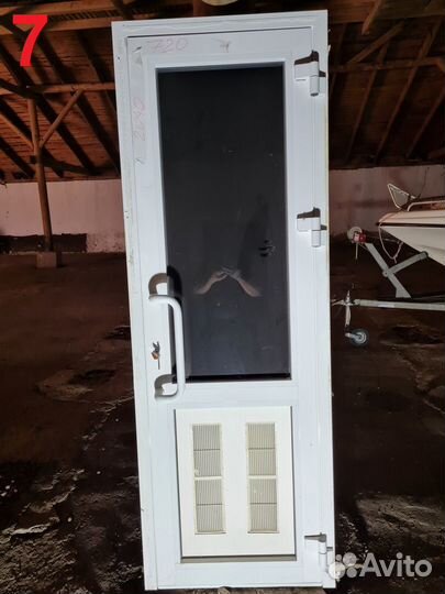 Двери алюминиевые