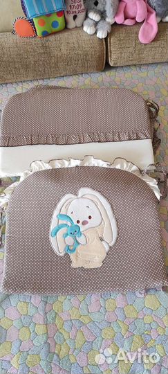 Бортики в детскую кроватку бу