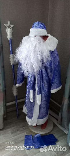 Костюм деда мороза, плотный