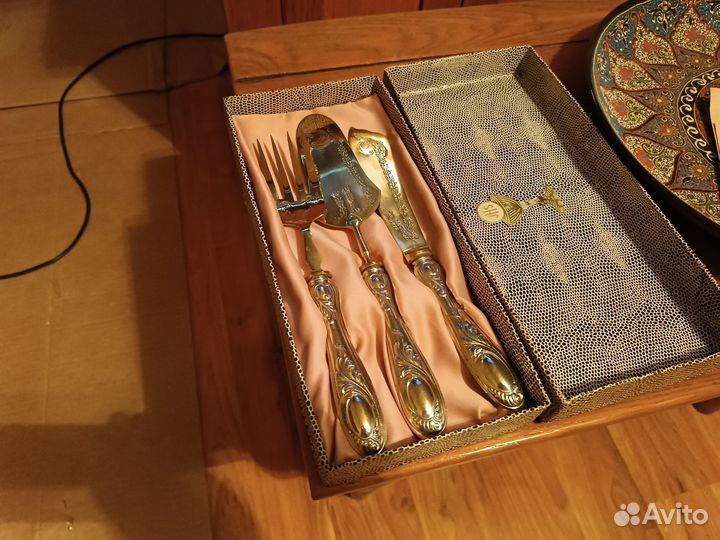 Серебряный столовый набор