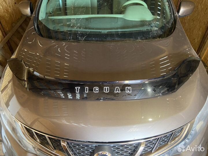 Дефлектор капота на тигуан