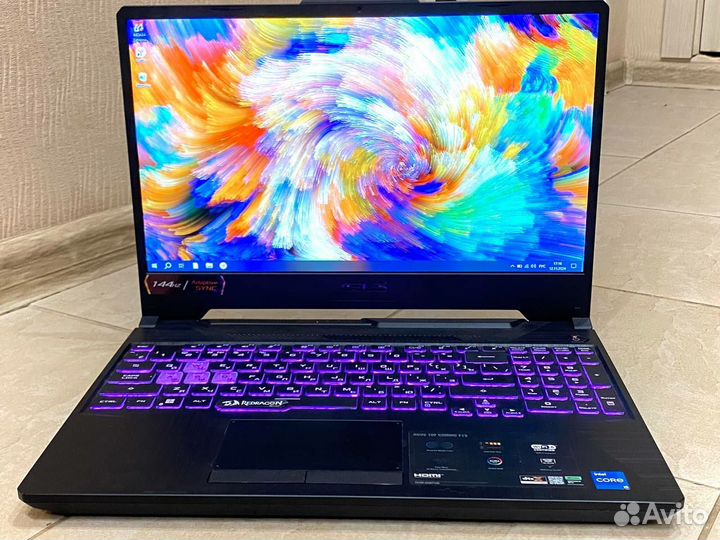 Игровой Asus Tuf 15.6 144GHz/RTX2050/i5-11/16