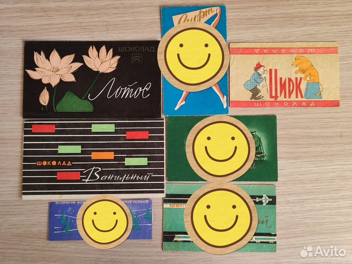 Обертки от шоколада СССР