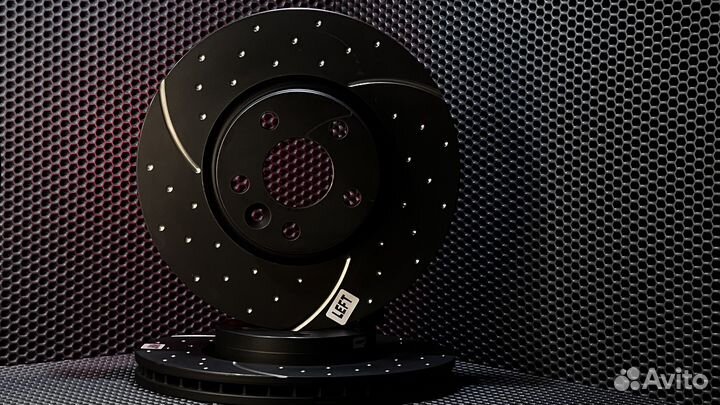 Диски тормозные перфорированные Volvo S60/XC70