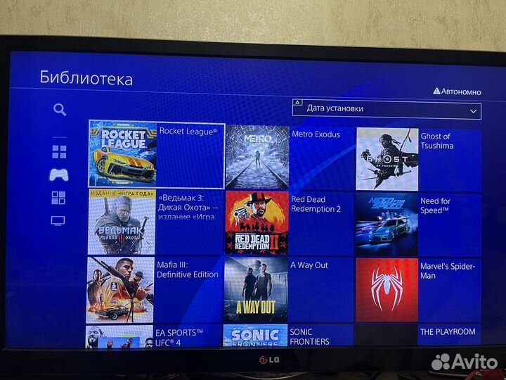Прошитая Sony PS4 Slim 1TB / 9000 игр / Гарантия
