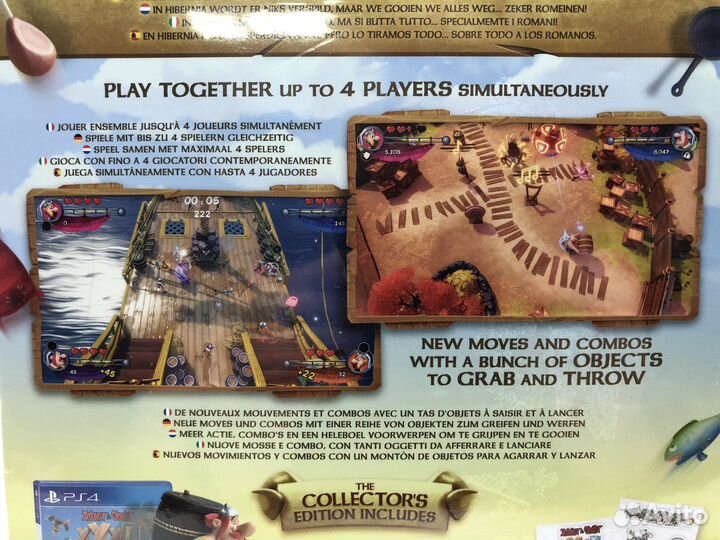 Коллекционка Asterix & Obelix с фигуркой на PS4