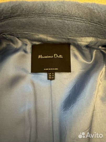 Пальто Massimo dutty S голубое