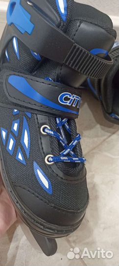 Коньки раздвижные 31-34