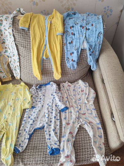 Детские вещи пакетом с 0 до 6 месяцев