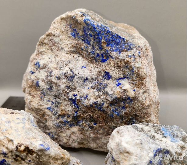Лазурит в ассортименте, Россия / Минералы