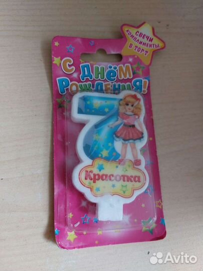 Winx свеча в торт