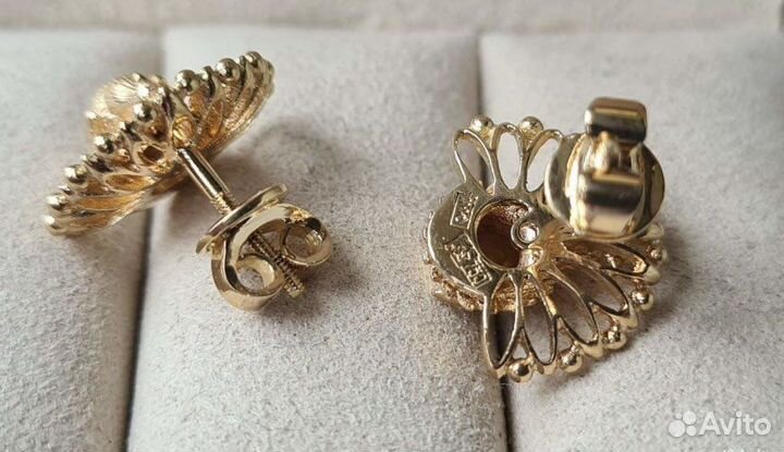 Золотые серьги
