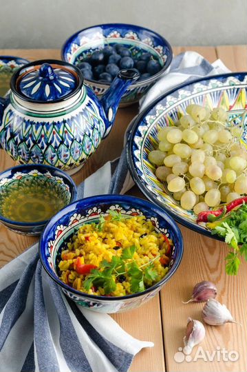 Глубокая миска коса ручной работы