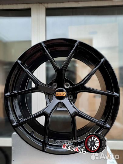 Литые диски реплика BBS r19 5x108 черный глянец